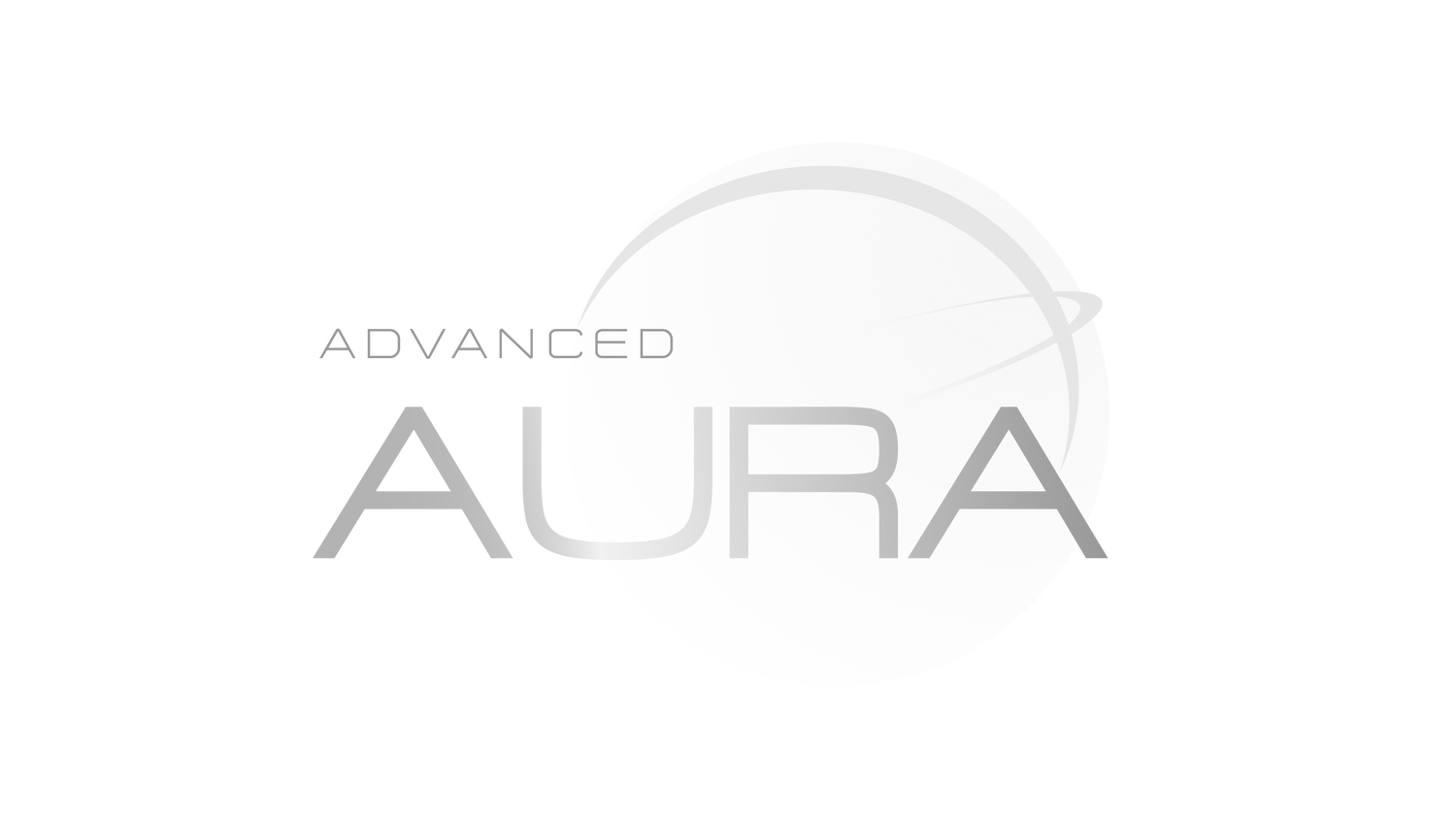 Advanced Aura logo with a tagline describing the brand&