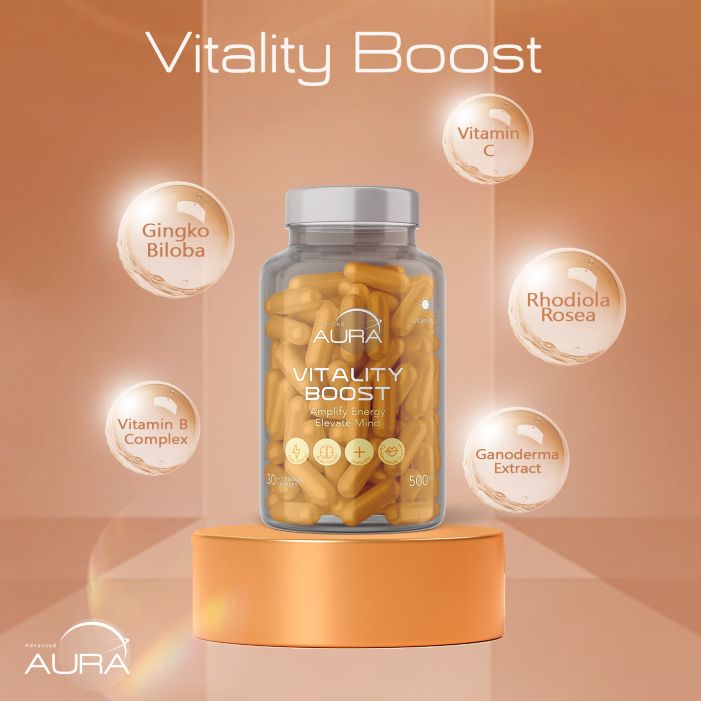 Vitality Boost Supplement from Advanced Aura